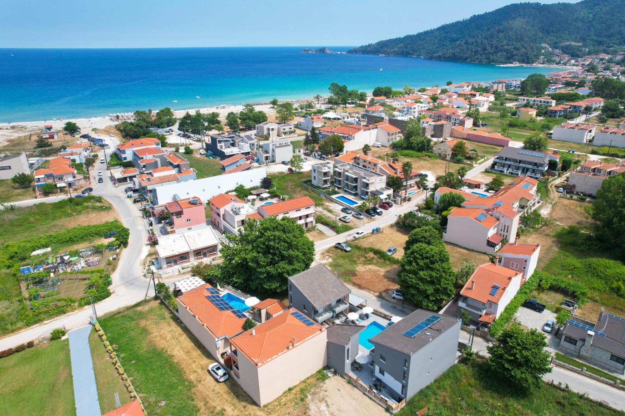 Aerino Luxury Villas Chrysi Ammoudia Bagian luar foto